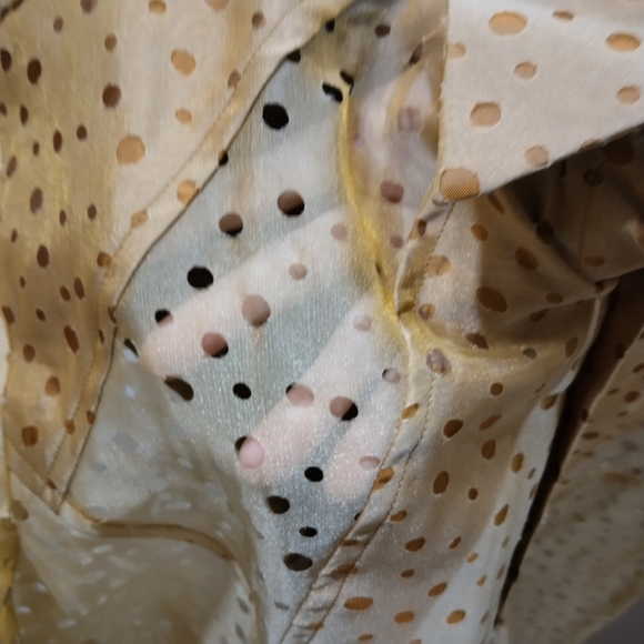 Sheer  designer shirt in light golden yellow (41-42) - Picture 3 of 4